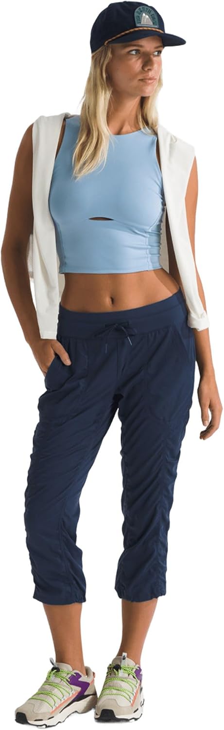 The North Face Womens Aphrodite 2.0 Capri - Moisture Wicking, Water Repellent Finish, UPF 40+ Protection