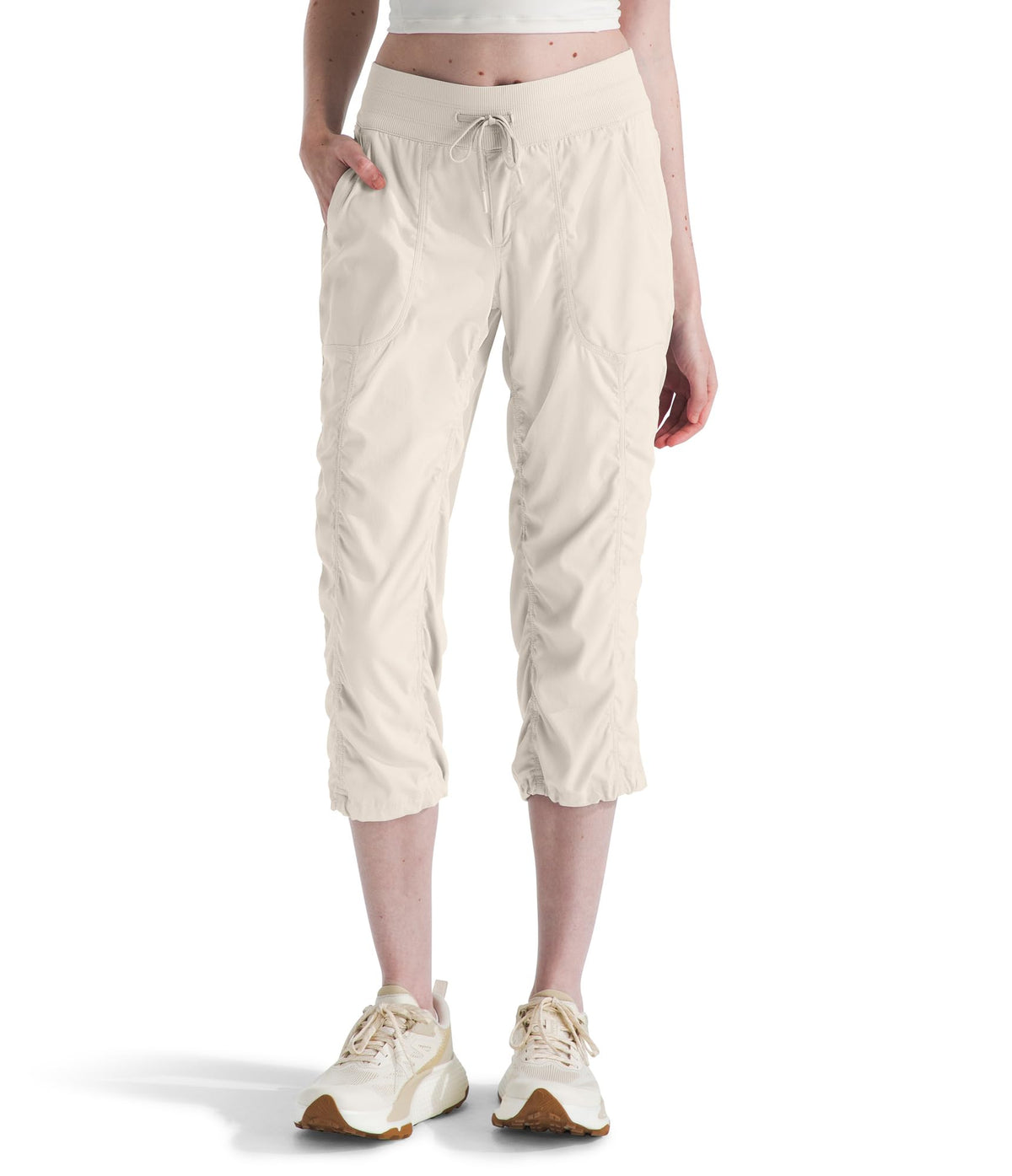 The North Face Womens Aphrodite 2.0 Capri - Moisture Wicking, Water Repellent Finish, UPF 40+ Protection