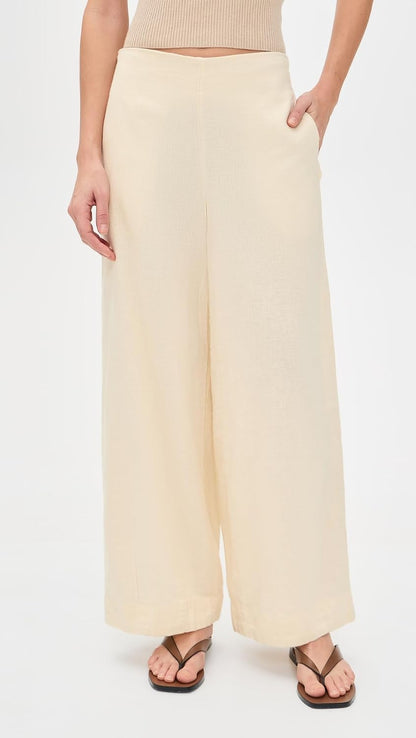 Free People Women's Demi Cotton Linen Pants
