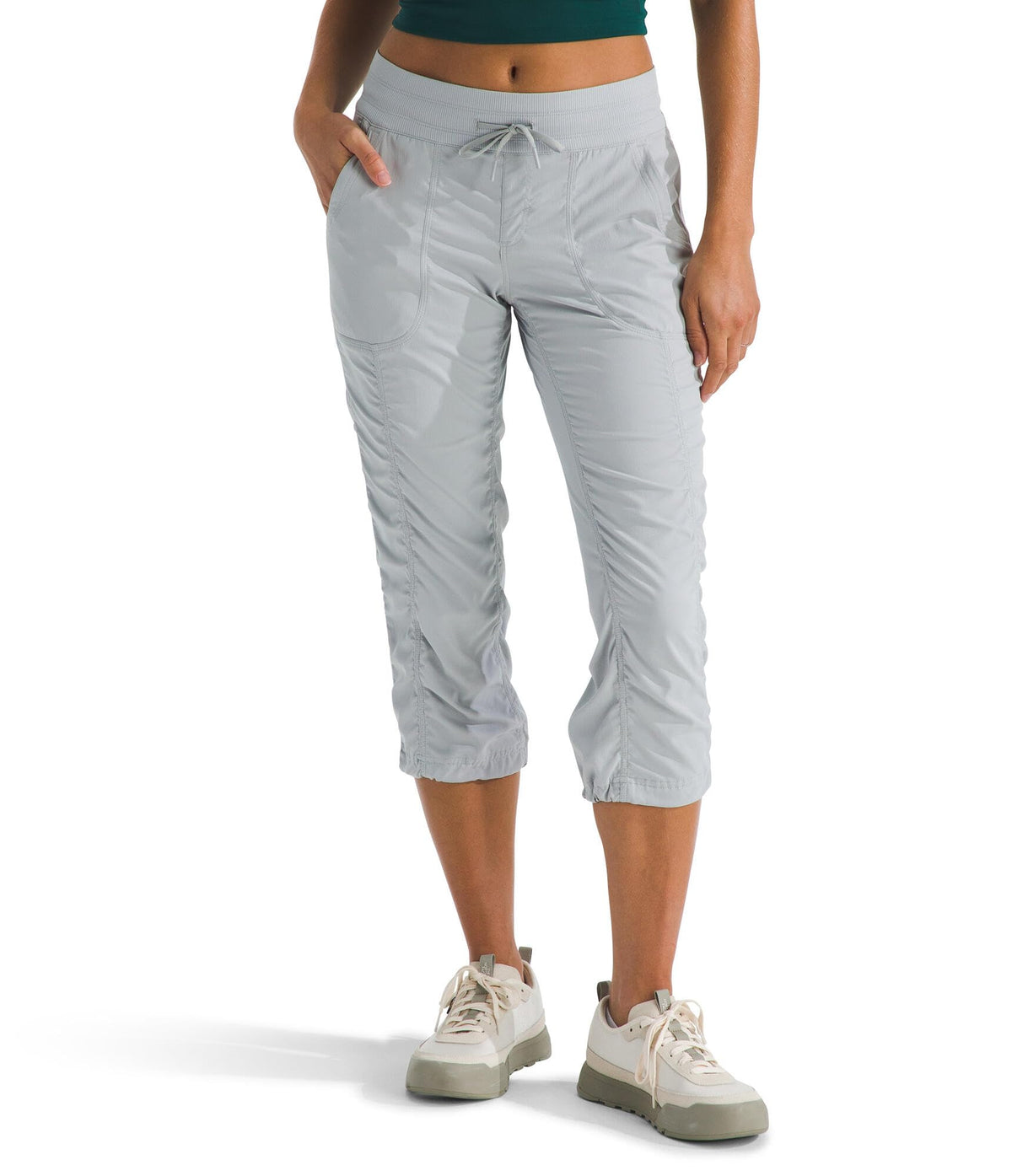 The North Face Womens Aphrodite 2.0 Capri - Moisture Wicking, Water Repellent Finish, UPF 40+ Protection