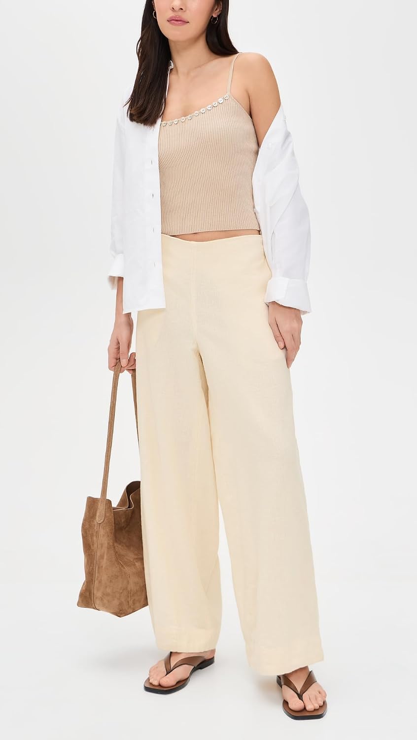 Free People Women's Demi Cotton Linen Pants
