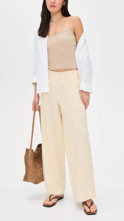 Free People Women's Demi Cotton Linen Pants