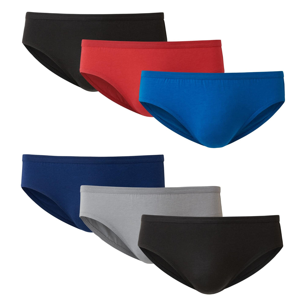 Hanes Men's Bikini Underwear Pack, 6-Pack, Sexy Men's Underwear, Ultra-Soft Stretch Cotton Bikini Briefs, Wicking