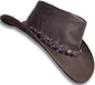 Oztrala Buffalo Leather Hat Australian Outback Western Cowboy Mesh Mens Womens Kids Jacaru Black Brown Tan HLBS HLBB